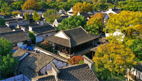 无锡惠山古镇景区力邀游客感受秋景