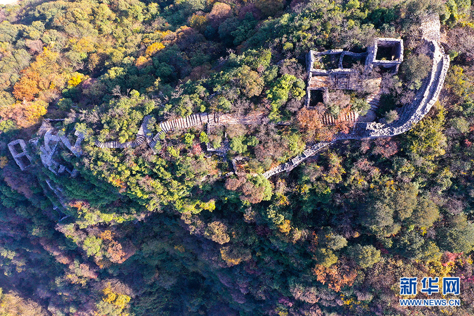 湖北荆门：初冬古寨景如画