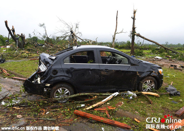 美国遇龙卷风等强风暴侵袭 3死26伤10人失踪