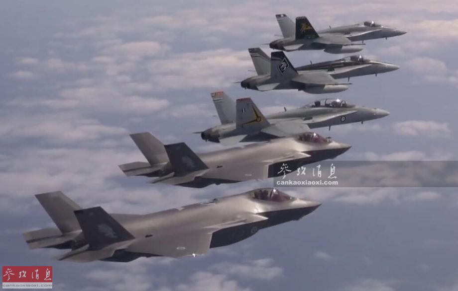 隐身战机围堵中国！澳空军接收首批F-35