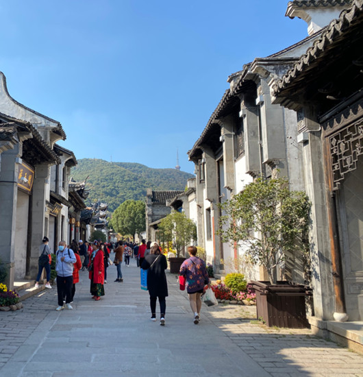 无锡惠山古镇景区力邀游客感受秋景