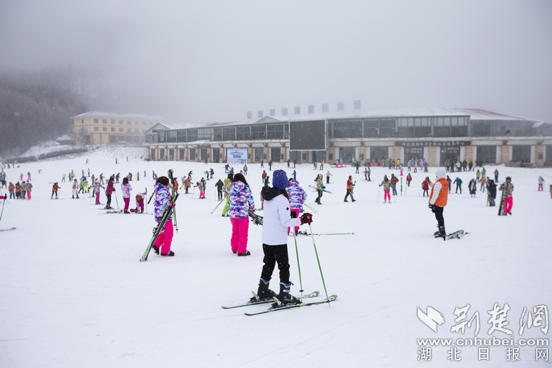 冰清美如画 滑雪神农架 湖北百家校媒聚焦“华中屋脊”