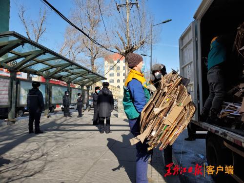 哈尔滨主城区生鲜超市产生废品将日产日清