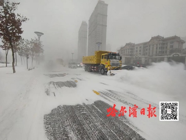 一座有冰雪更有温度的城市 | 哈尔滨全城动员抗击今冬首场暴风雪纪实