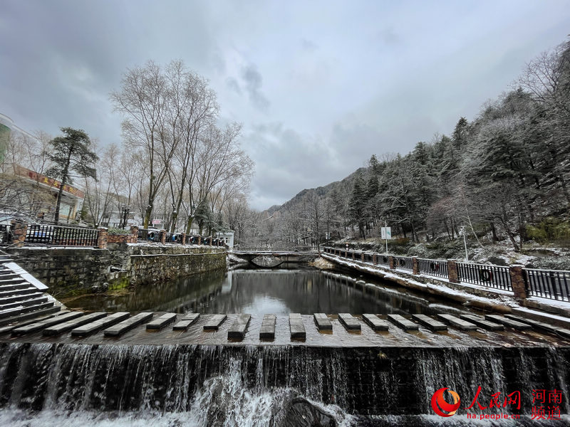 洛阳白云山：云海缥缈 雪山壮观