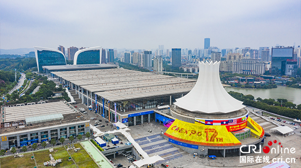 【东博会现场】航拍南宁国际会展中心 喜迎东博会