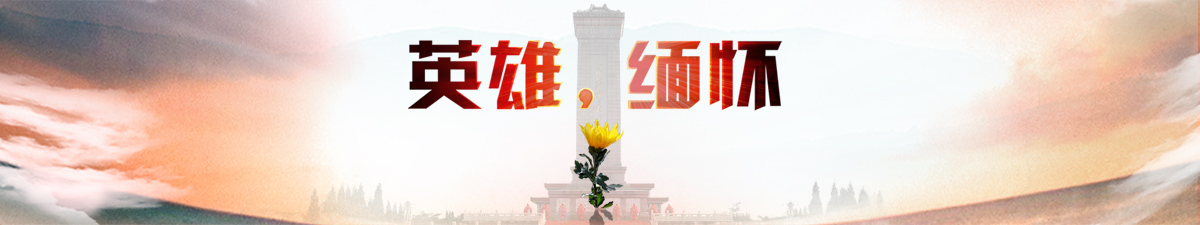 【直播天下】英雄，缅怀——各地祭扫英烈仪式_fororder_英雄，缅怀Banner