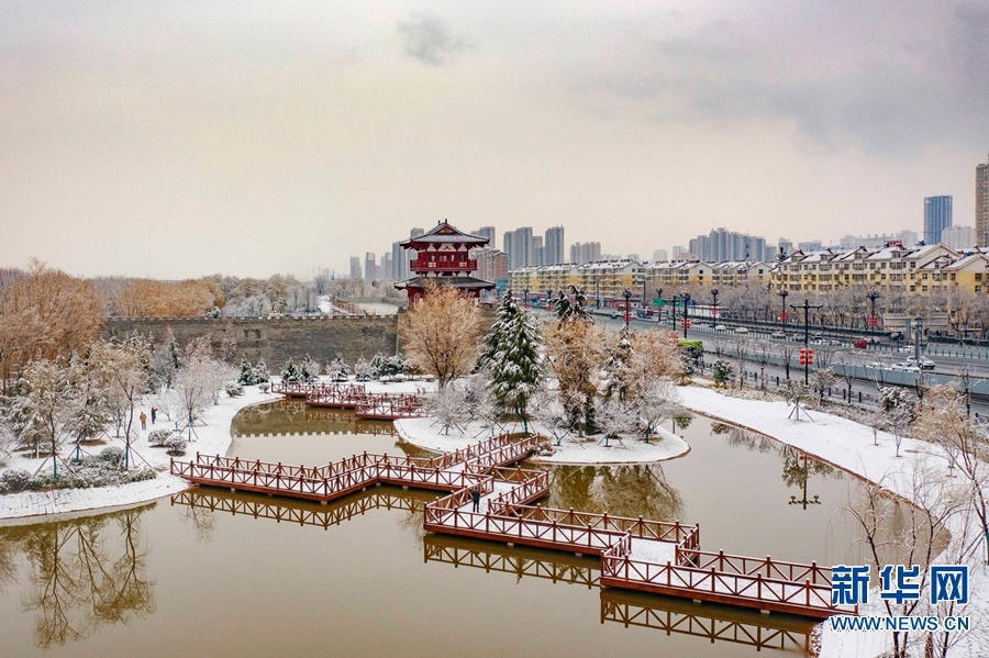 河南洛阳：瑞雪兆丰年 洛城美如画