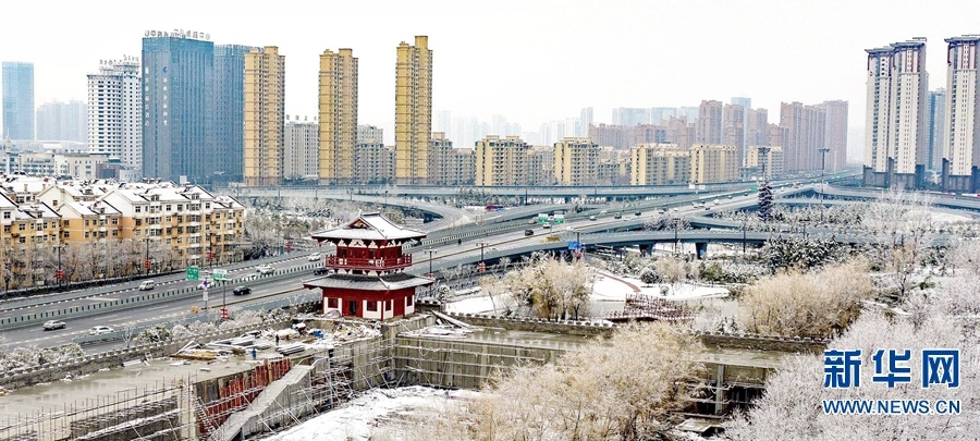 河南洛阳：瑞雪兆丰年 洛城美如画