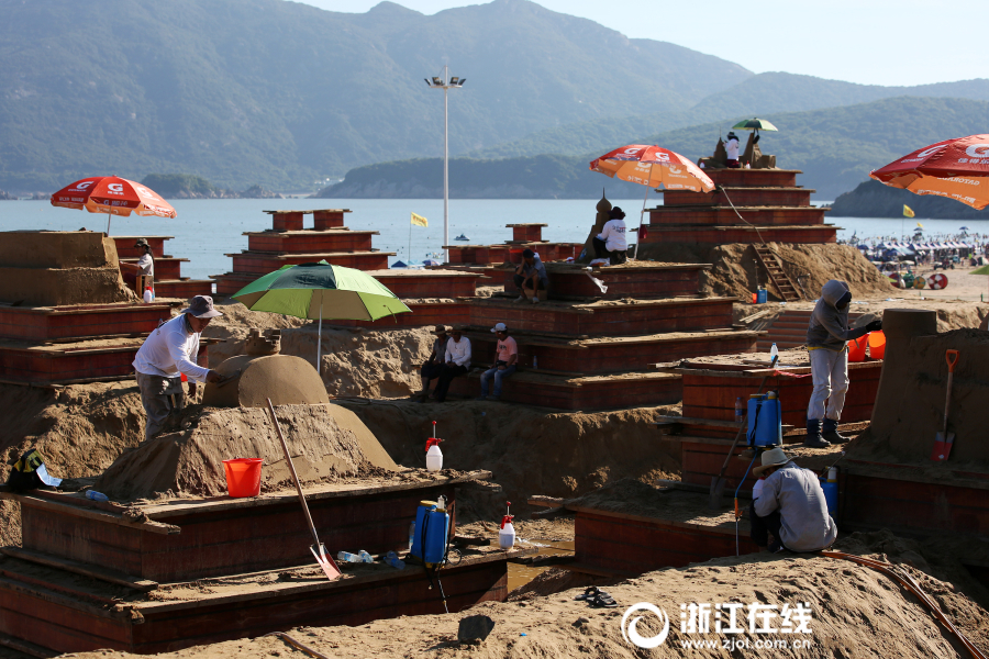 舟山国际沙雕节正式开雕