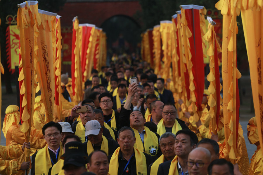 【河南供稿 无国家领导人】周口淮阳：三月三 千年古县拜伏羲