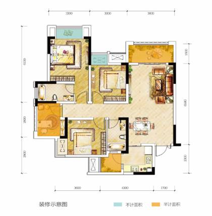 【房产汽车　标题摘要】中国铁建·花语佰骊：挑户型有讲究