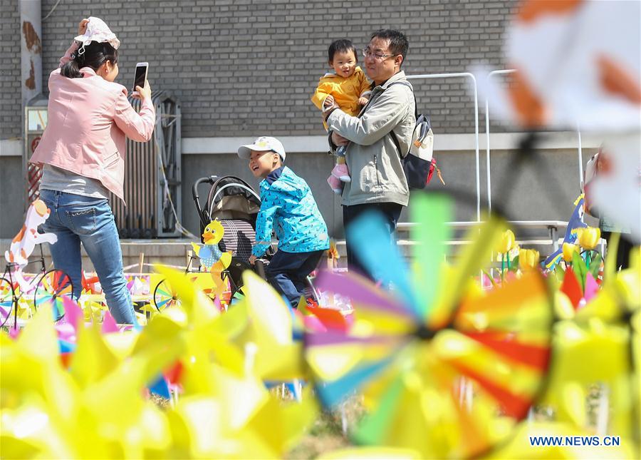 Pinwheel fair held in Beijing