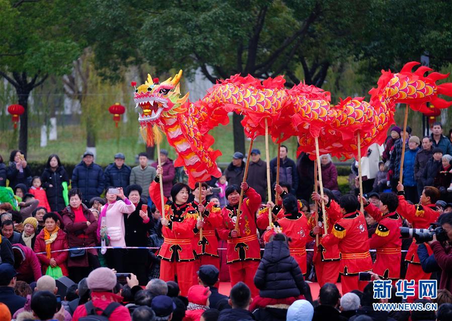 浙江濮院镇：乡村非遗文化展演迎新年