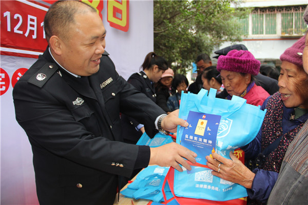 广西各地开展国家宪法日宣传活动（组图）