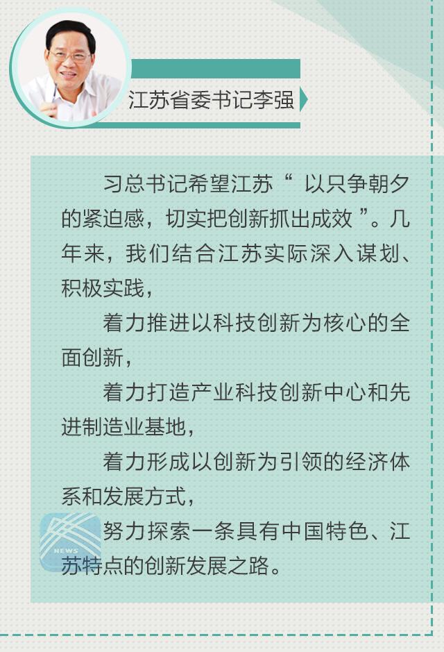 （要闻）江苏省委书记李强宣介创新驱动转型发展