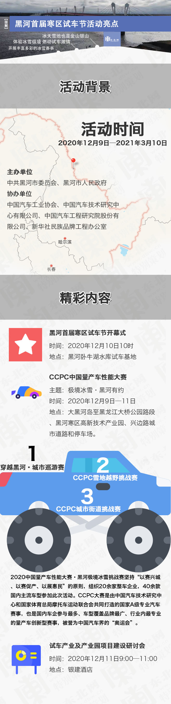 【一图看懂】黑河首届寒区试车节活动亮点