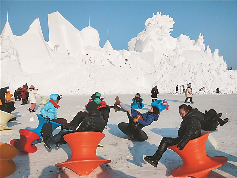 太阳岛雪博会试开园