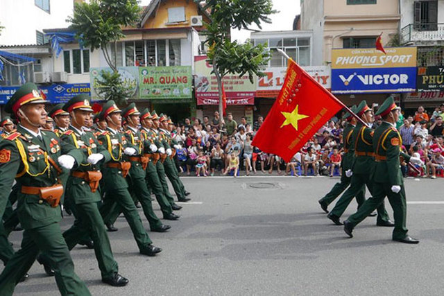 越南约三万人参加国庆70周年阅兵