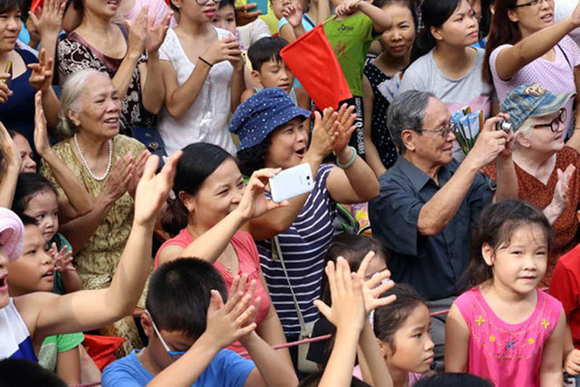 越南约三万人参加国庆70周年阅兵