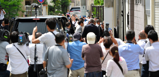 脱离日本山口组黑帮老大首次聚会 警方加强警戒