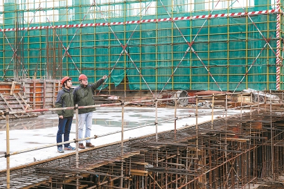 上海松江：人勤春来早 重大项目建设热火朝天