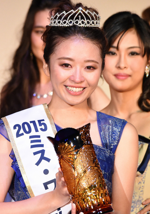 22岁女学生当选2015世界小姐日本代表