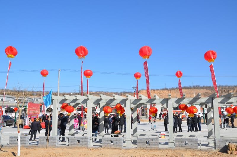 榆林市榆阳区古塔新村杭庄股份合作社全体村民集体过大年