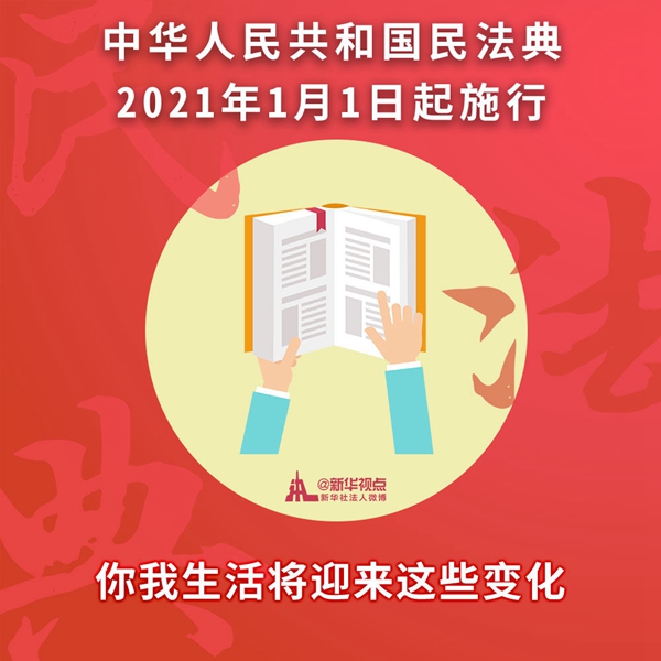 民法典来啦  2021年你的生活将有这些大不同！