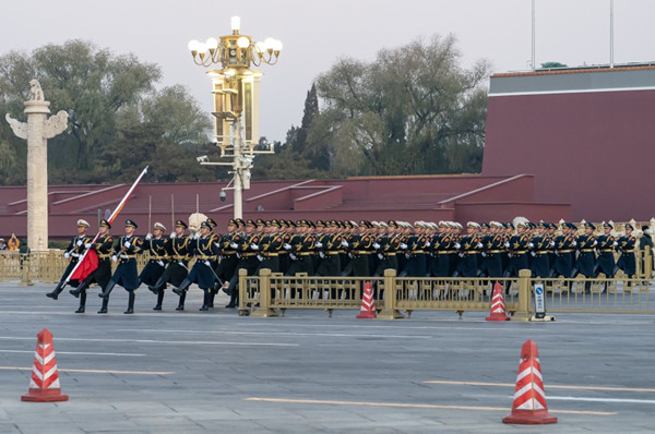 The Flag-Raising Ceremony Under the Lens of a French Photographer