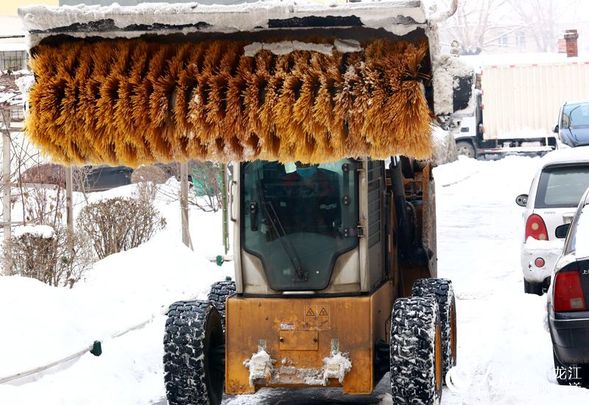 龙江三月初雪 致敬雪天战“疫”的你！