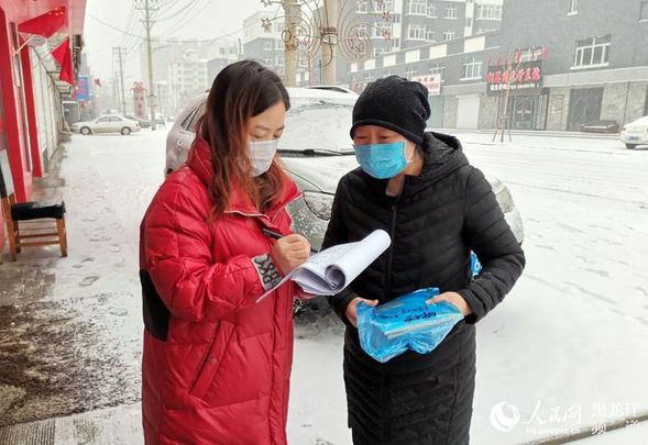 龙江三月初雪 致敬雪天战“疫”的你！