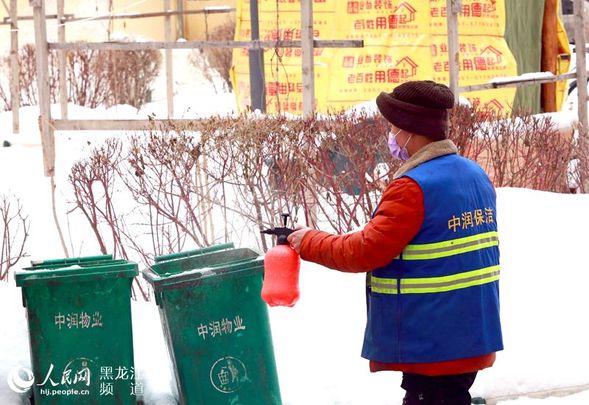 龙江三月初雪 致敬雪天战“疫”的你！