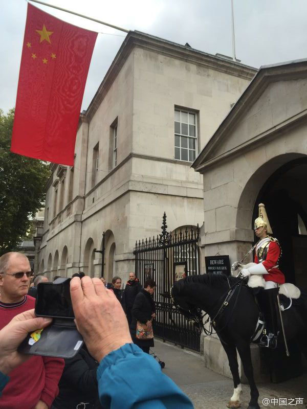 英国王室骑兵彩排习主席欢迎仪式