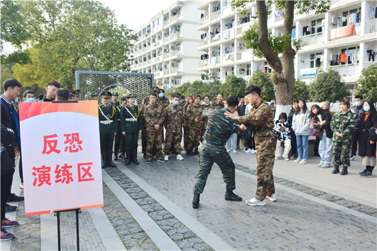 （教育图文）苏州姑苏公安反恐公开课在苏州农业职业技术学院举办