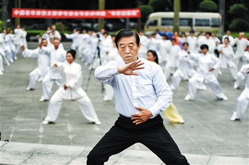 陈氏太极拳传承人来邕指导