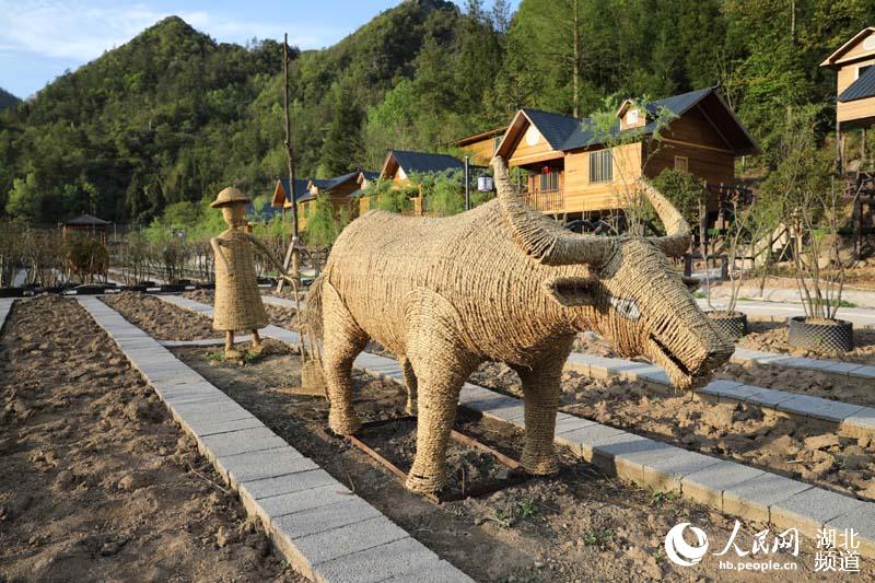 湖北鹤峰：“稻草人”扮靓生态农庄