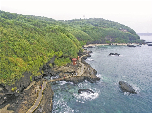 涠洲岛南湾鳄鱼山晋升国家5A级旅游景区