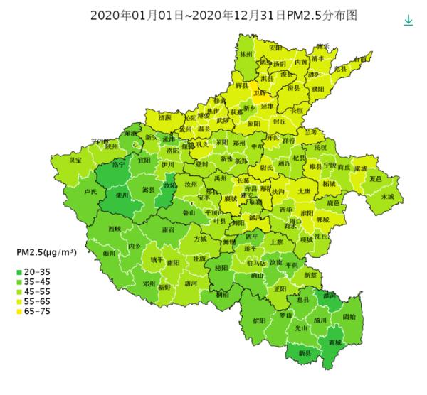 增幅全国第一 2020年河南环境空气质量很“牛”