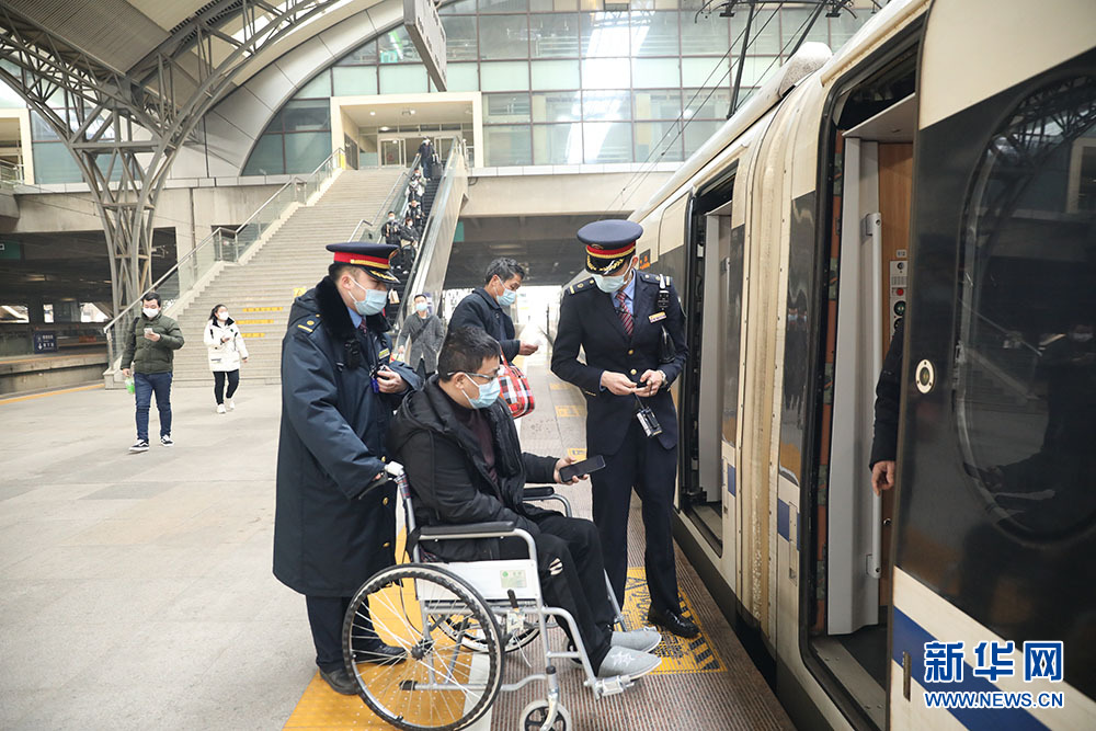 2021年武汉春运有序启幕 铁路客流同比下降五成以上