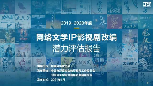 网络文学影视剧改编潜力报告发布，《诡秘之主》位列第一