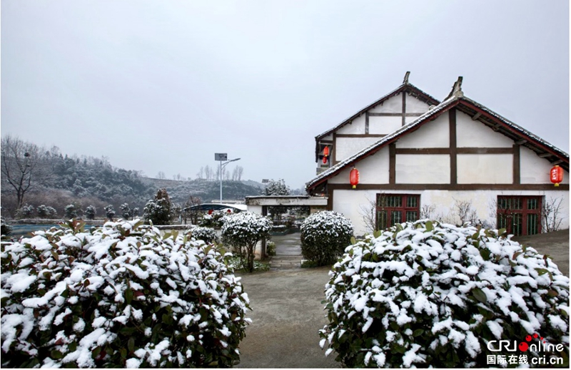 贵州黔西：新年瑞雪映乡村（组图）