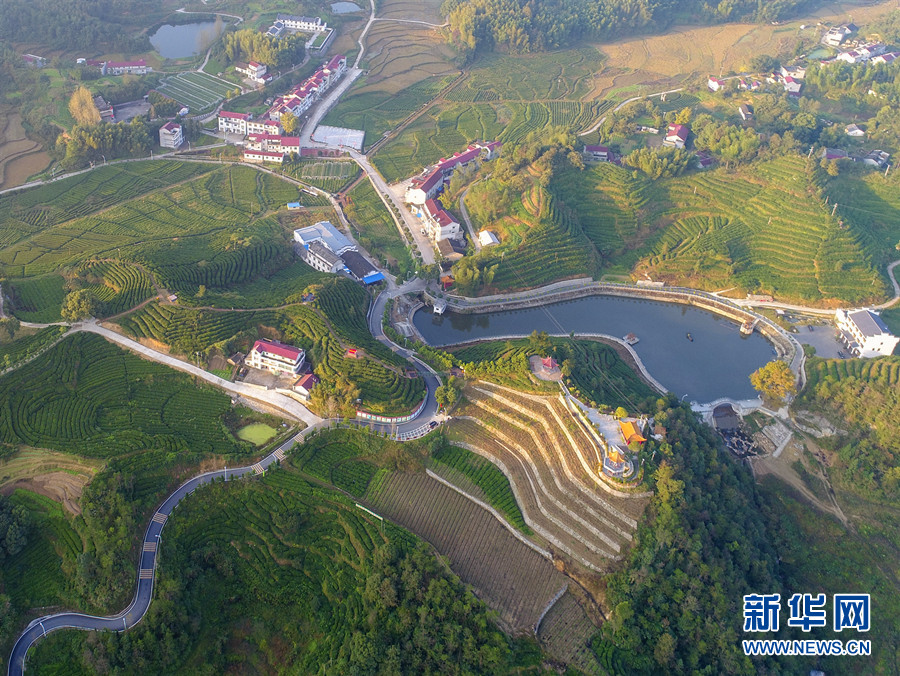 黄冈蕲春沥青公路通村达组 小山村迎来大变化