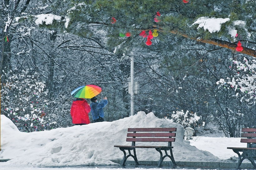 “长白粉雪”惹人醉