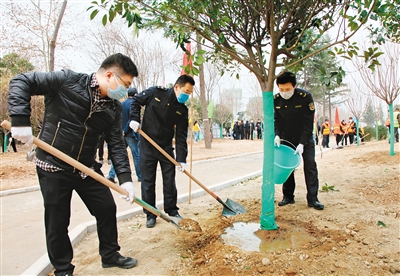 春光好 植绿忙