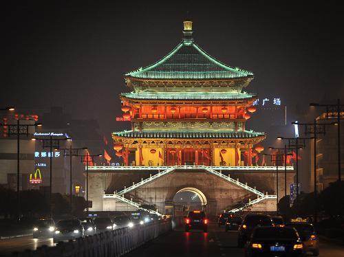 西安鼓楼夜景