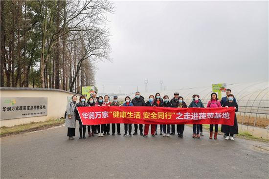 （B 园区）市民走进华润万家蔬菜基地 实地追溯 “菜篮子安全”