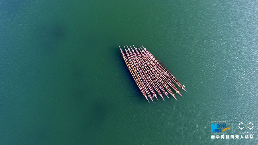 【航拍中原】静美如画 许昌鹿鸣湖