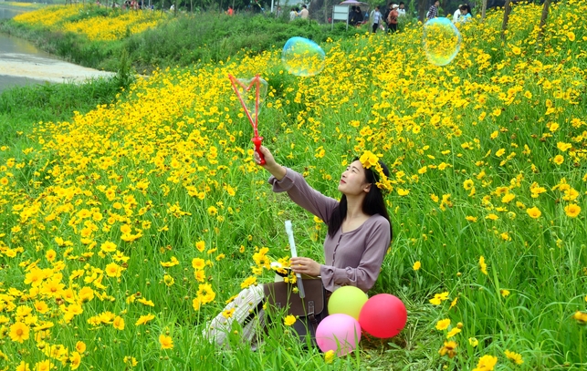 贺州平桂区：“五一”假期旅游热