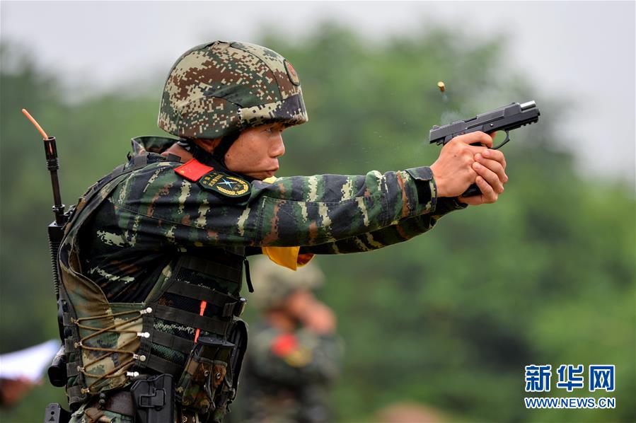 重庆武警特战精英大比拼